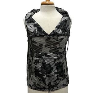 Adidas Stella McCartney Flower Camo Funnel-Neck Top Size S